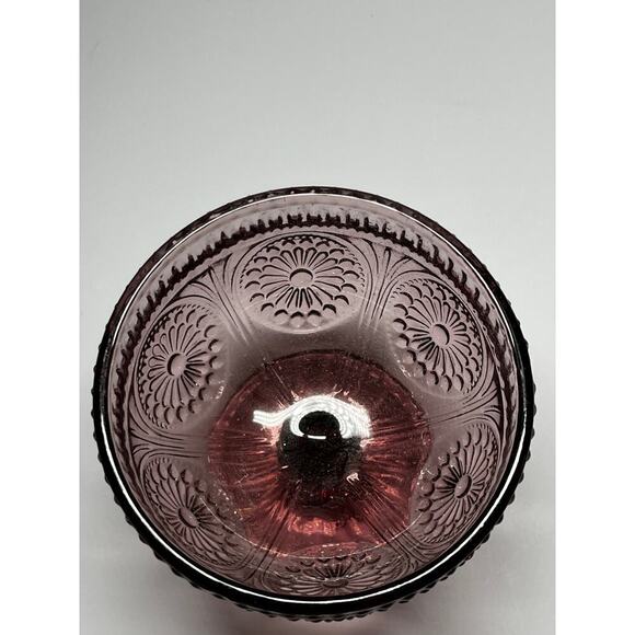 The Pioneer Woman Adeline Purple Dessert Glass Ice cream up. Replacement - Picture 5 of 7